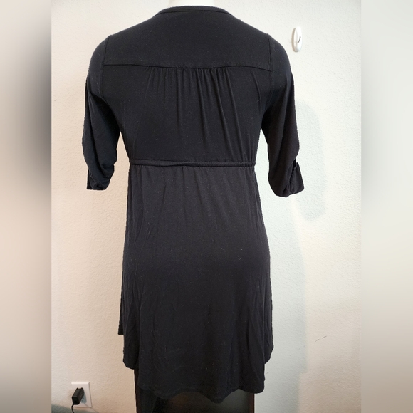 Torrid Super Soft black tie waist harper style dress size 00=Large - Picture 4 of 8